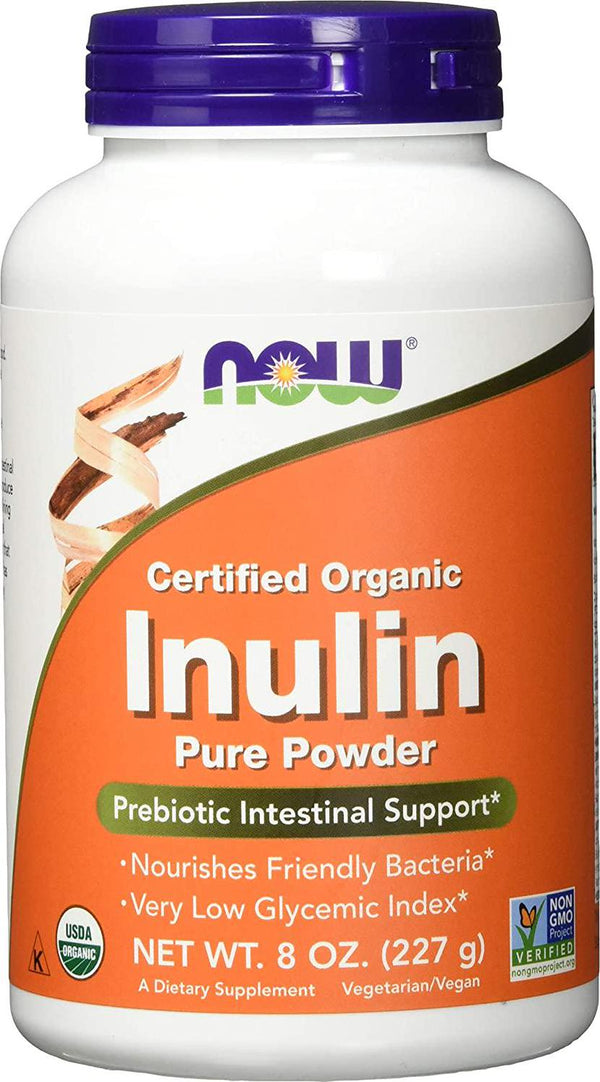 NOW - Organic Inulin Powder 8 Oz