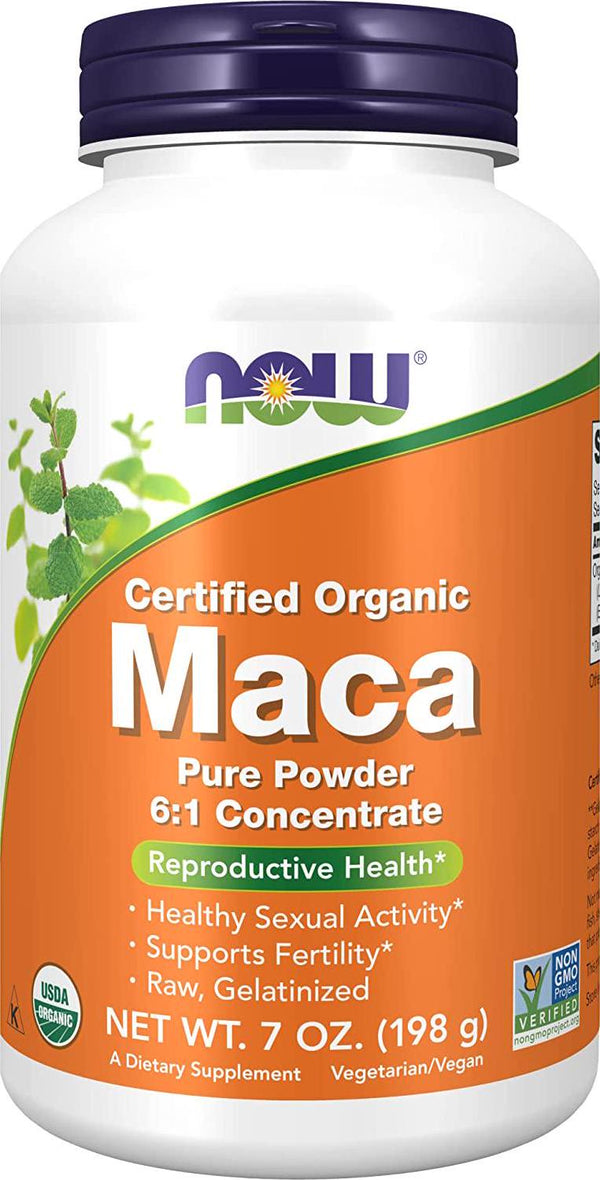 NOW Organic Maca Pure Powder,7-Ounce