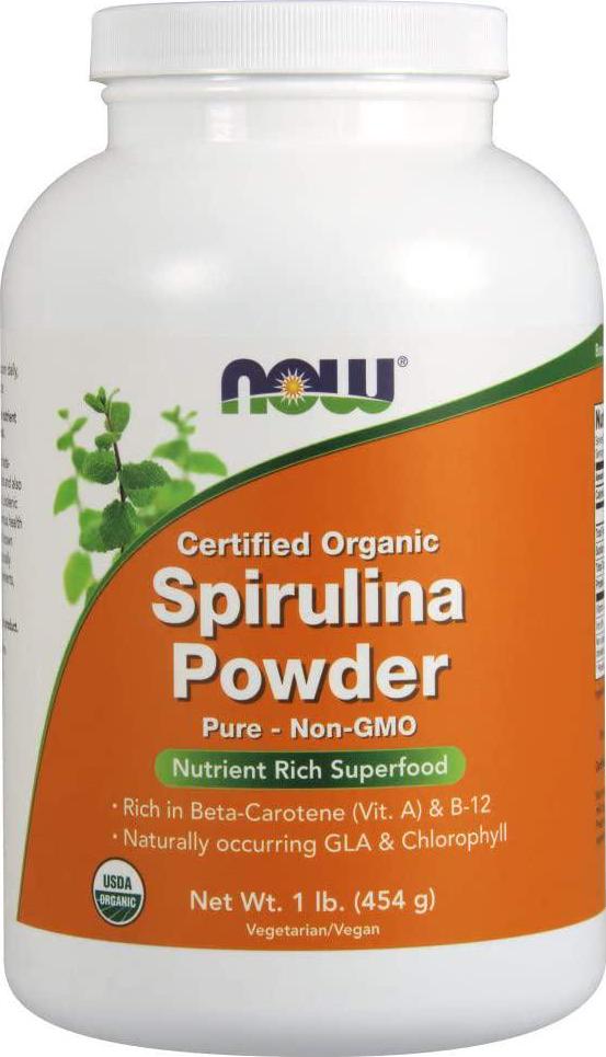 NOW Organic Spirulina Powder,1-Pound