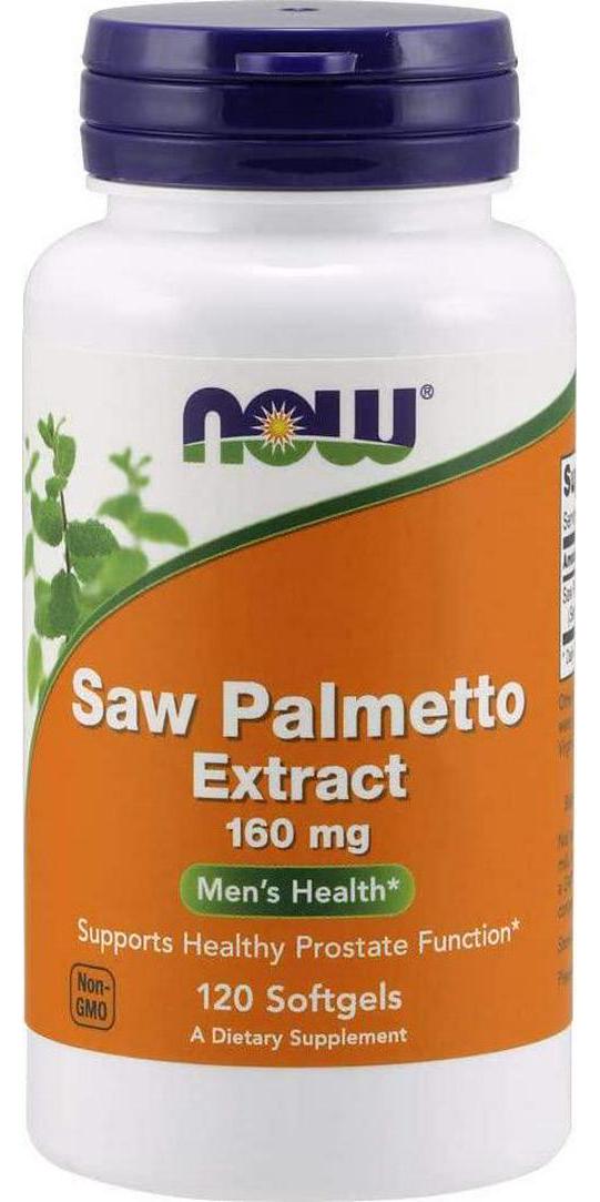 NOW Saw Palmetto Extract 160 mg,120 Softgels