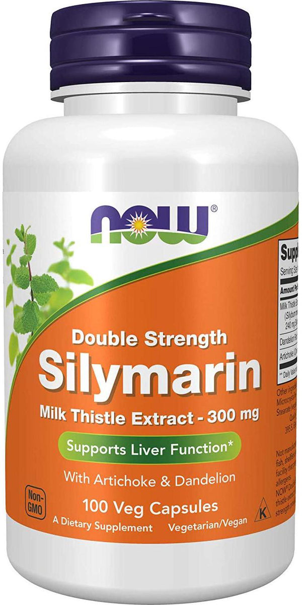 NOW Silymarin 2X - 300 mg,100 Veg Capsules