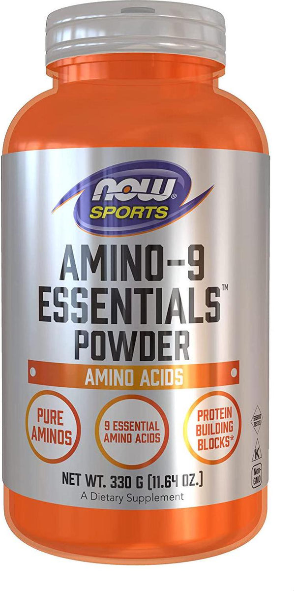 NOW Sports Amino-9 Essentials Powder,330-Grams