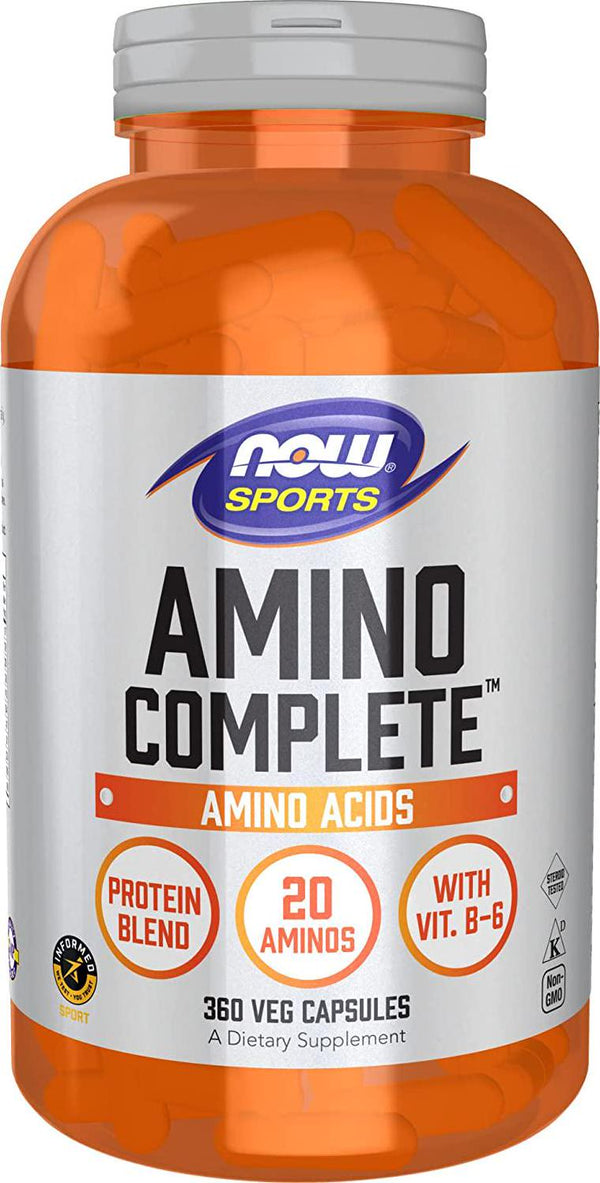 NOW Sports Amino Complete,360 Capsules