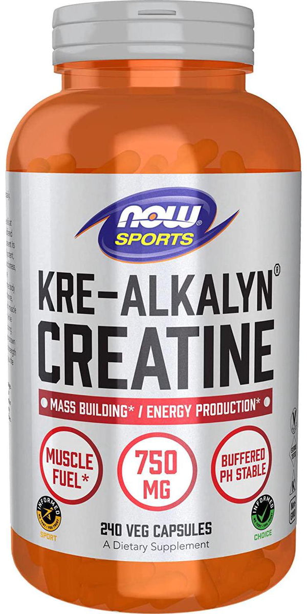 NOW Sports Kre-Alkalyn Creatine,240 Capsules