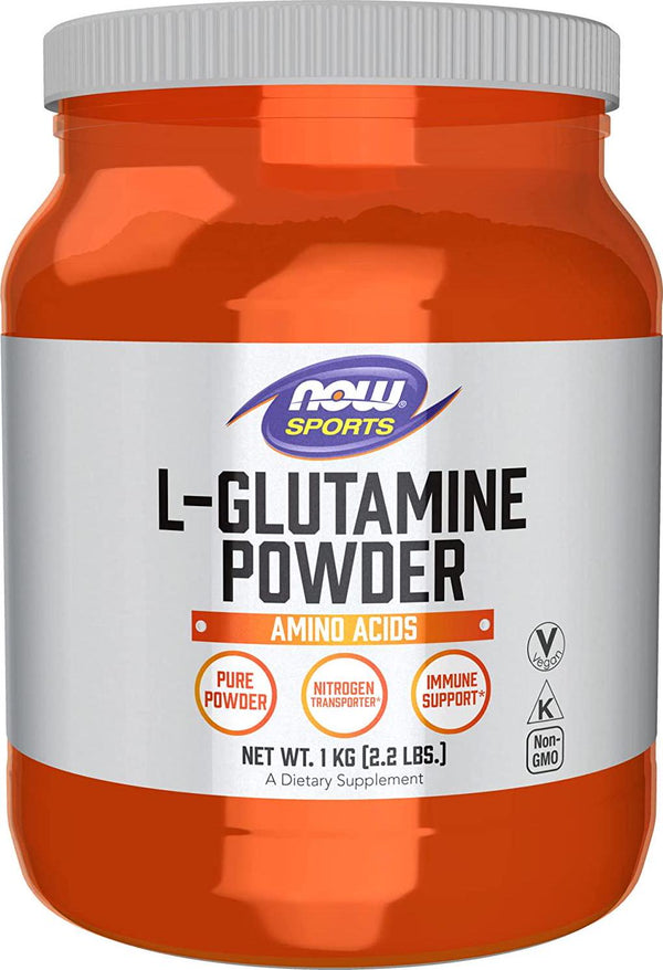 NOW Sports L-Glutamine Powder, 1-Kilogram