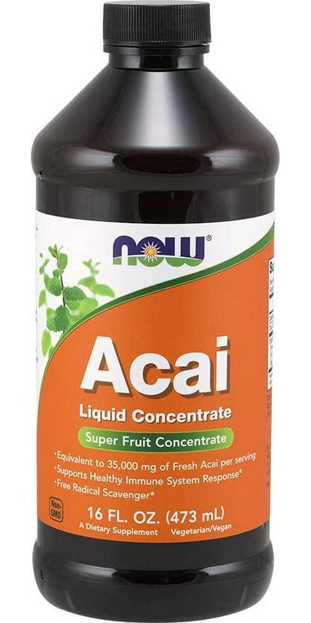 NOW Supplements, Acai Liquid, Super Fruit Concentrate, 16-Ounce