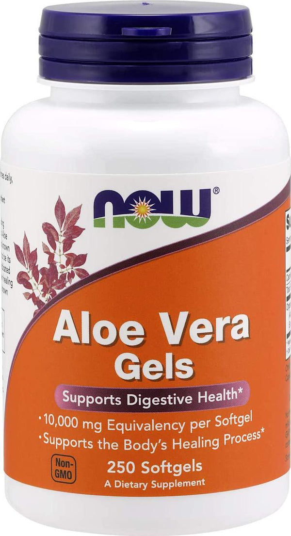 NOW Supplements, Aloe Vera 10,000 mg, 250 Softgels