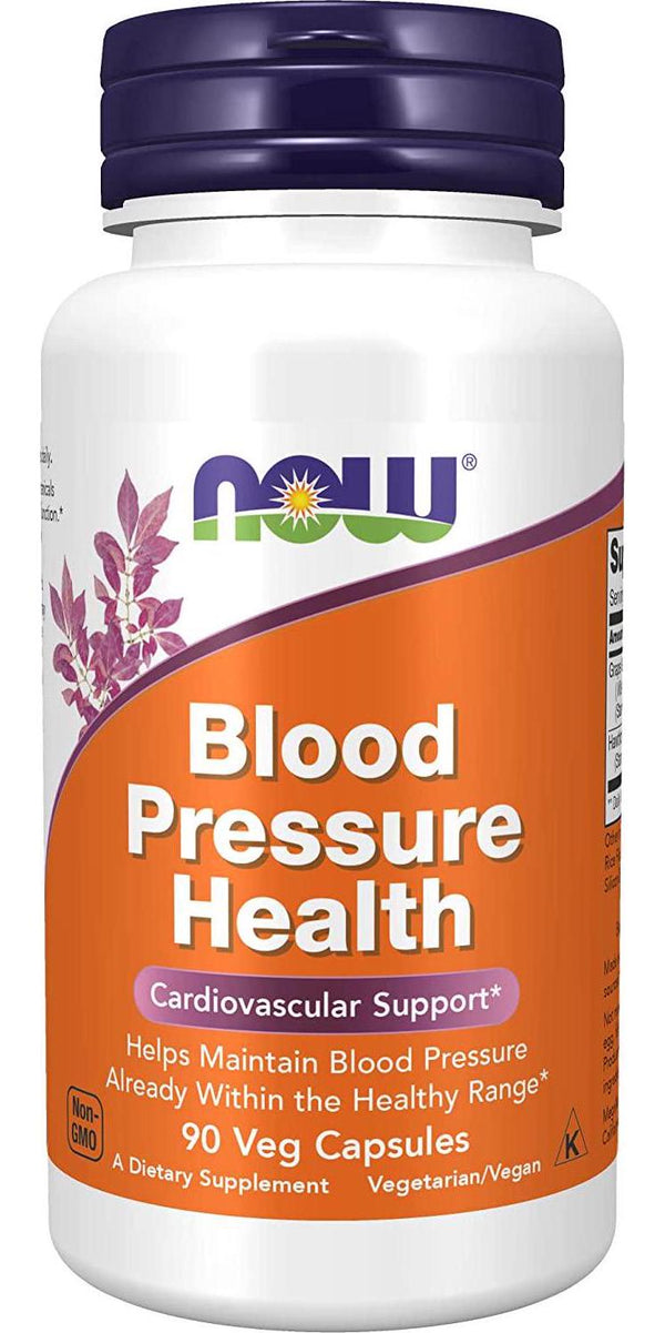 NOW Supplements, Blood Pressure Health with MegaNaturalÂ -BP , Cardiovascular Support*, 90 Veg Capsules