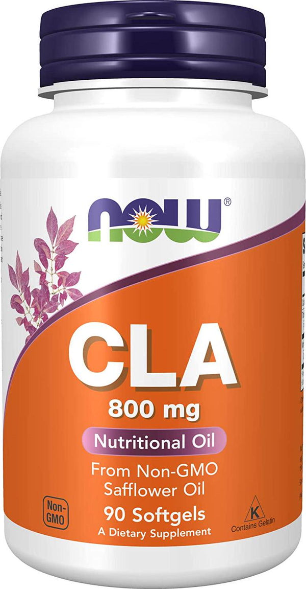 NOW Supplements, CLA (Conjugated Linoleic Acid) 800 mg, Nutritional Oil, 90 Softgels