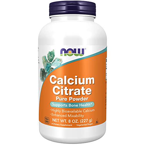 NOW Supplements, Calcium Citrate Powder, Highly Bioavailable Calcium, Supports Bone Health*, 8-Ounce