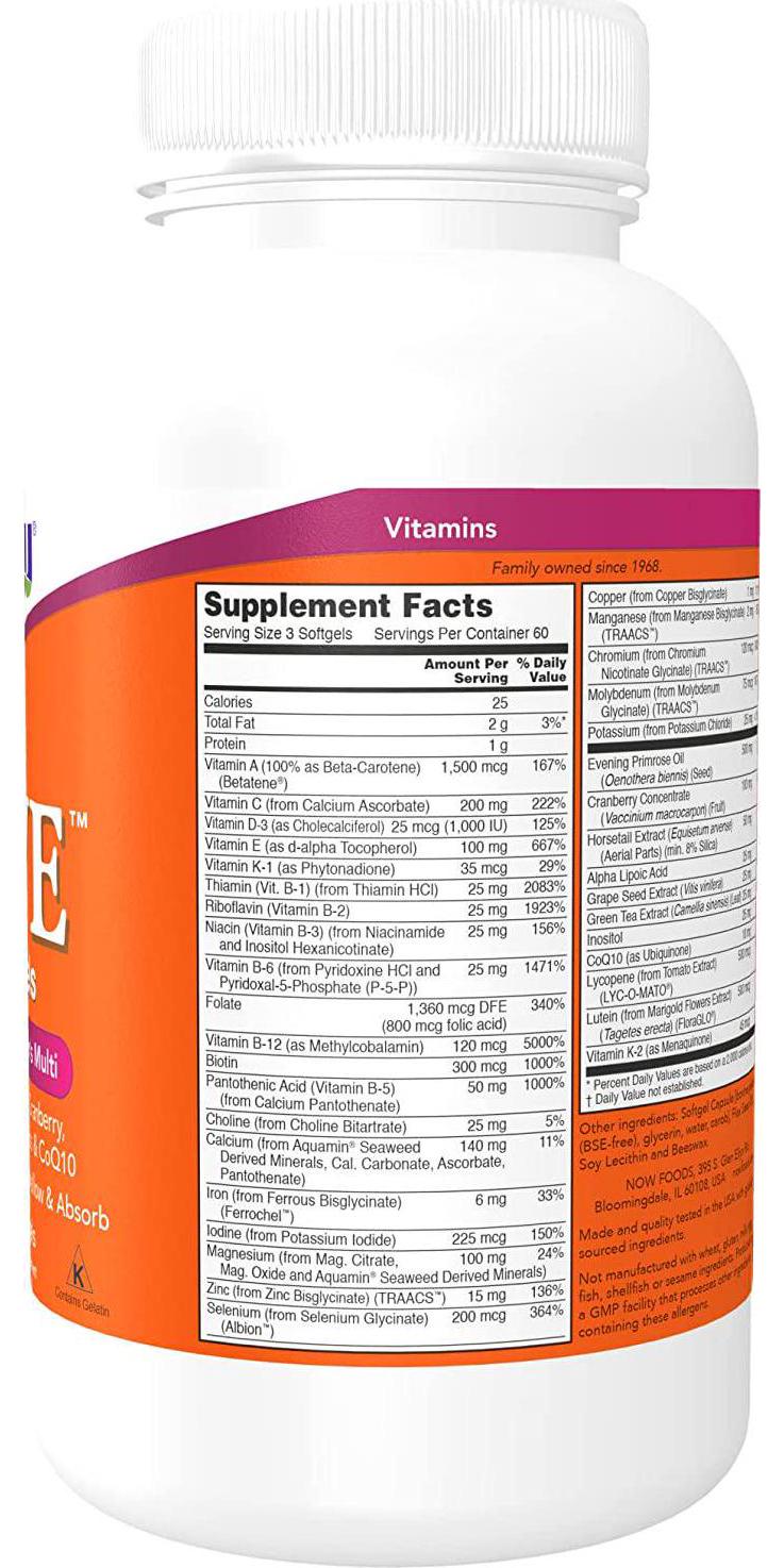 NOW Supplements, Eve Women&