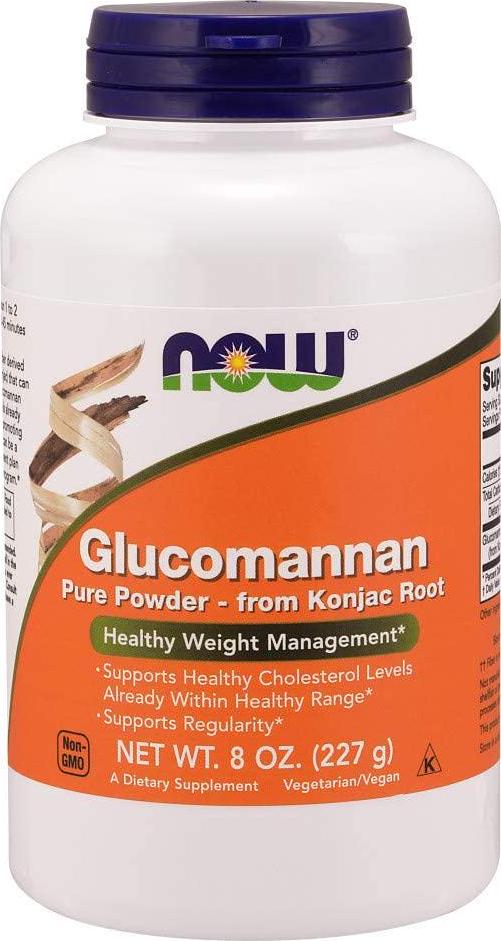 NOW Supplements, Glucomannan (Amorphophallus konjac)Pure Powder, 8-Ounce