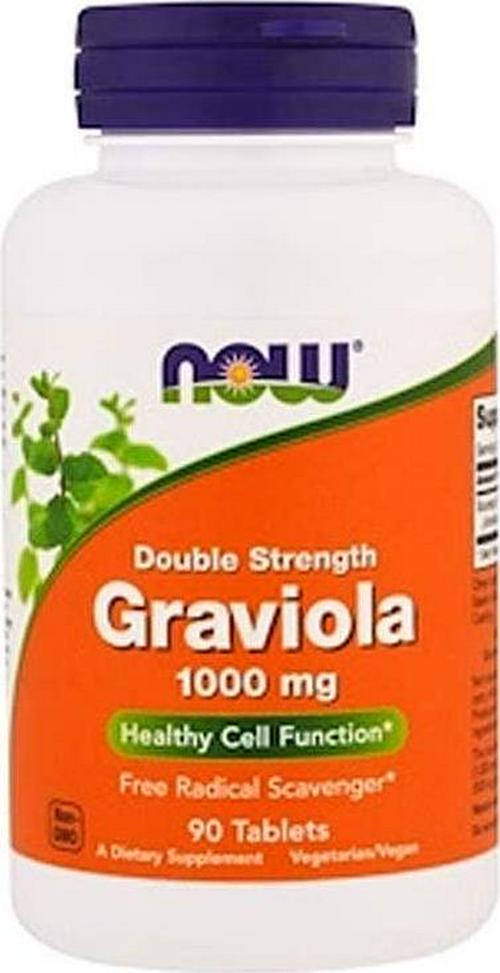 NOW Supplements, Graviola, Double Strength 1000 mg, 90 Tablets