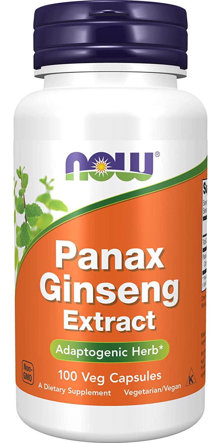NOW Supplements, Panax Ginseng 500 mg, 100 Capsules