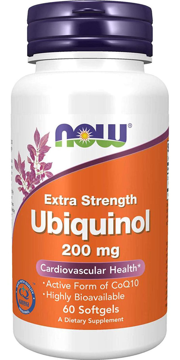 NOW Ubiquinol 200 mg,60 Softgels