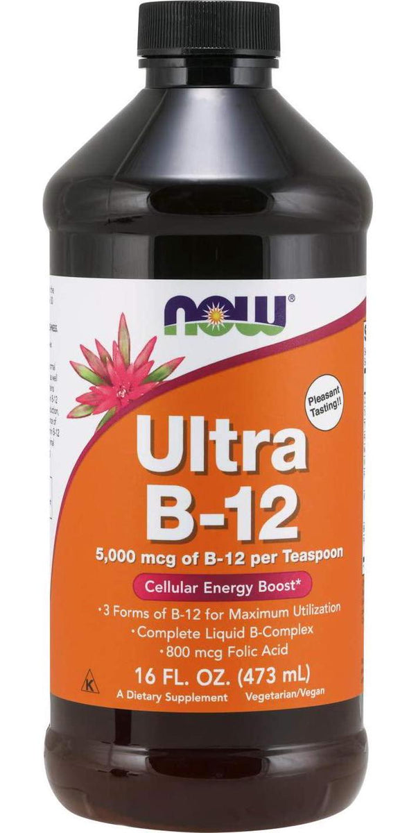 NOW Ultra B-12 Liquid, 16-Ounces