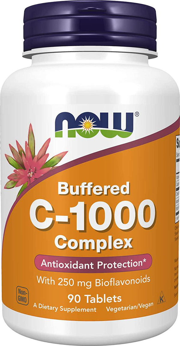 NOW Vitamin C-1000 Complex, 90 Buffered Tablets