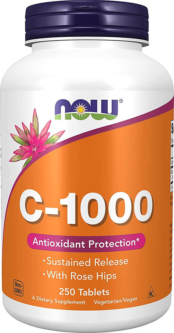 NOW Vitamin C-1000 Sustained Release,250 Tablets
