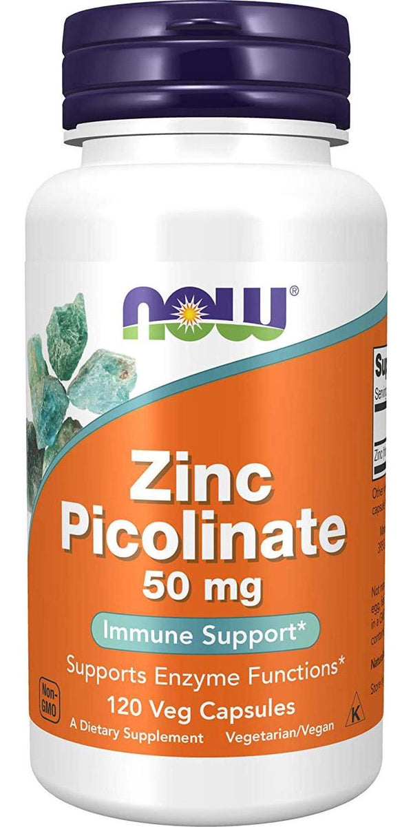 NOW Zinc Picolinate,120 Veg Capsules