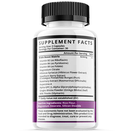 NZT 48 Limitless Pill Reinvent Yourself NZT-48 Focus Memory Brain Booster Supplement (3 Pack)