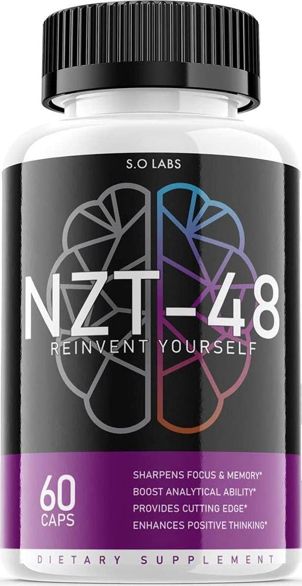NZT 48 Limitless Pill Reinvent Yourself NZT-48 Focus Memory Brain Booster Supplement (1 Pack)