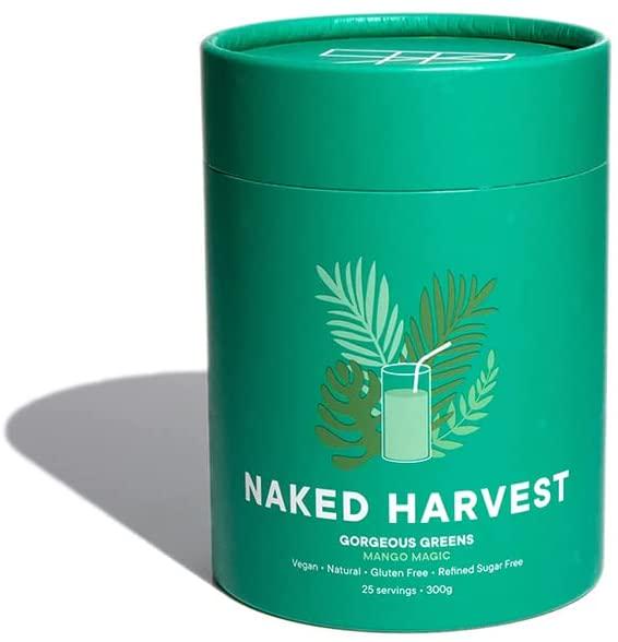 Naked Harvest Supplements Very Vanilla Gorgeous Greens, 300 g (Pack of 1)