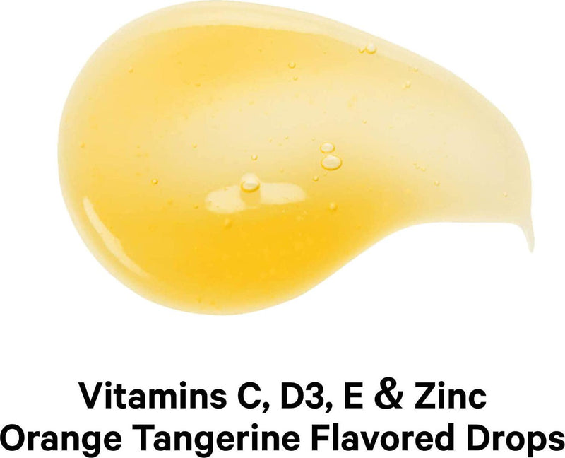 Nanofood Wonder-C Liposomal Vitamin C Liquid Supplement Vitamin D3, E and Zinc, Rose Hips, Quercetin and Echinacea, Non-GMO Liposomes Blend, Orange Tangerine Drops, 1000 mg Vitamin C Per Serving, 16 fl oz