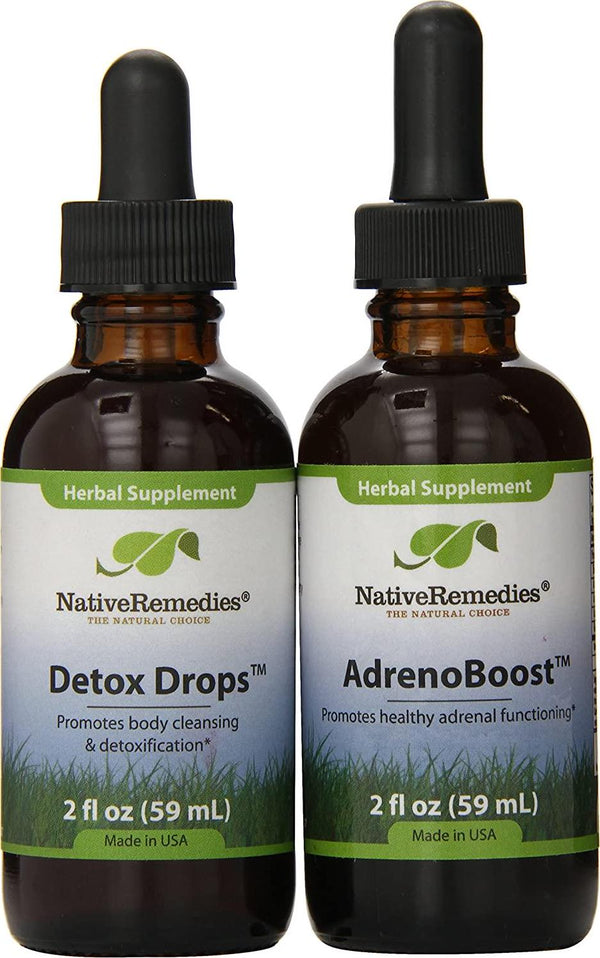Native Remedies AdrenoBoost and DetoxDrops ComboPack
