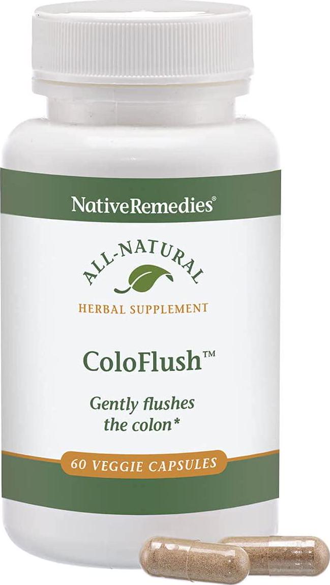 Native Remedies Coloflush Herbal Supplement Capsules, 1.78 Ounce