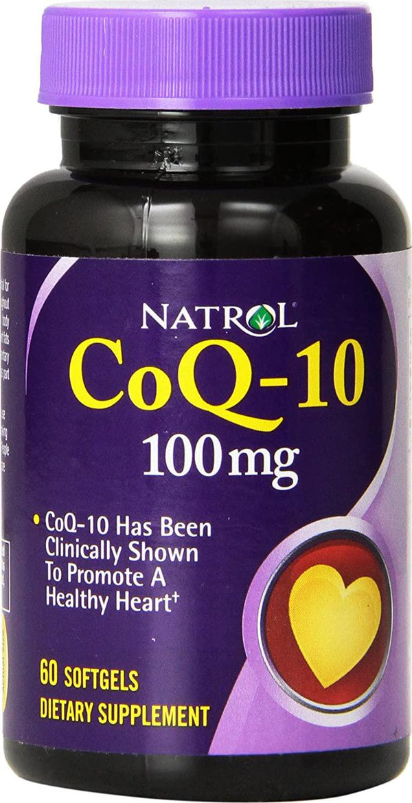 Natrol CoQ-10 100mg Softgels, 60 Count
