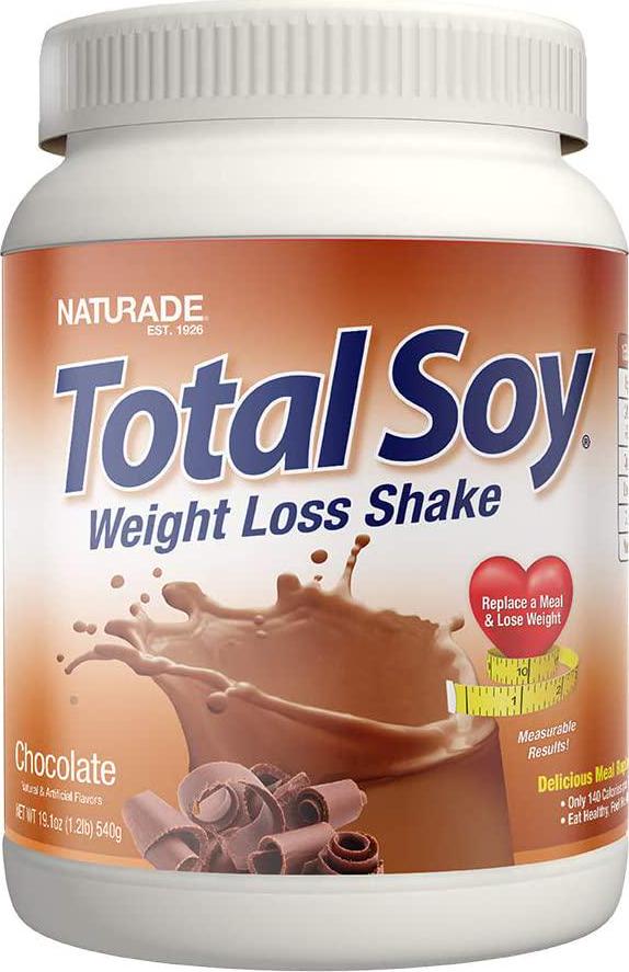 Naturade Total Soy Protein Powder and Meal Replacement Shakes For Weight Loss, Chocolate (15 Servings)