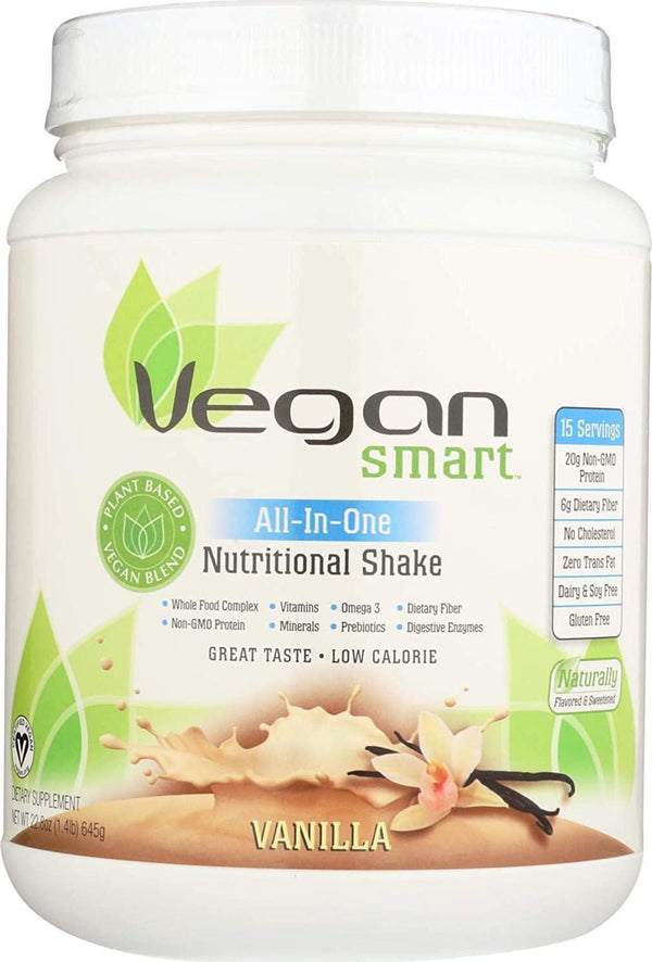 Naturade Vegansmart All-in-one Nutritional Shake, Vanilla, 645g/22.8 Oz