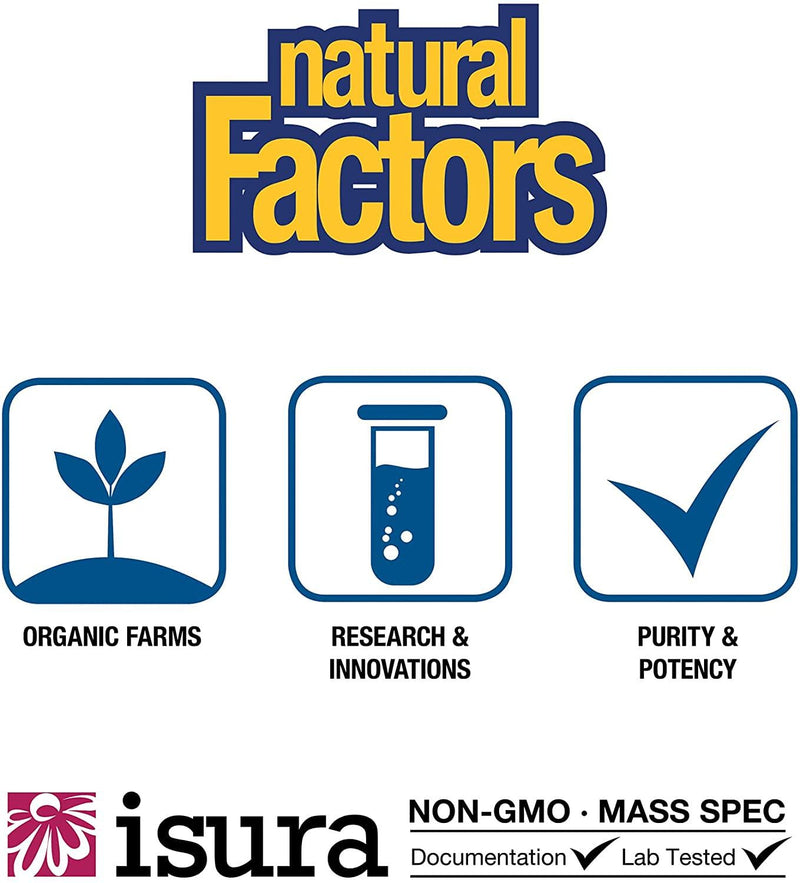Natural Factors, Micronized L-Glutamine 1000 mg, Supports Muscles and Immune Function, 180 Capsules
