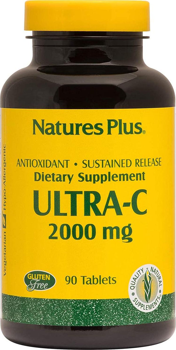 Nature's Plus - Ultra-C with Rose Hips Sustained Release 2000 mg. - 90 Tablets