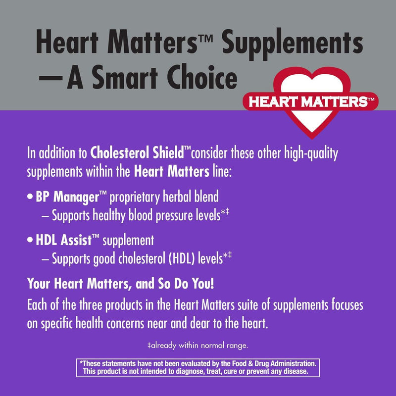 Nature's Way Cholesterol Shield phytosterol blend, 90 Count