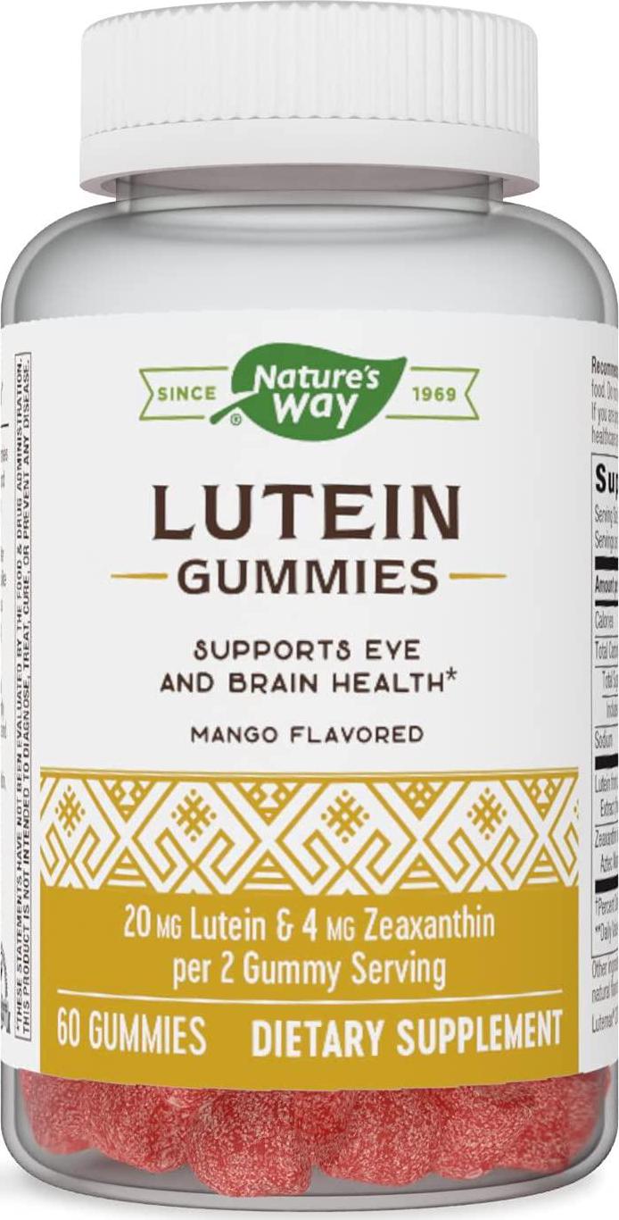 Nature's Way Lutein Gummies, 60 Count