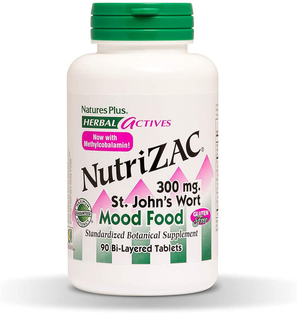 Natures Plus Herbal Actives NutriZAC Mood Food - 90 Tablets