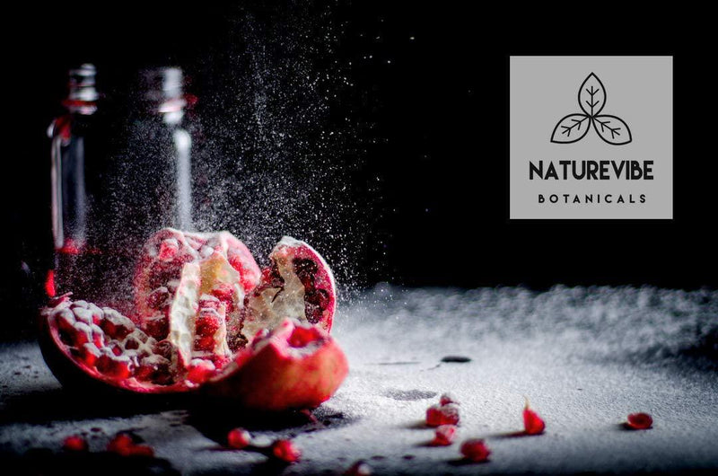Naturevibe Botanicals Pomegranate Peel Powder 1/2Lb (8oz) - Punica Granatum | Gluten Free and Non GMO | Skin Care...[Packaging May Vary]