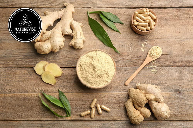 Naturevibe Botanicals 180 Ginger Root Capsules,100% Organic Ginger Root Powder, 600mg Per Serving | Veg Capsules | Gluten Free