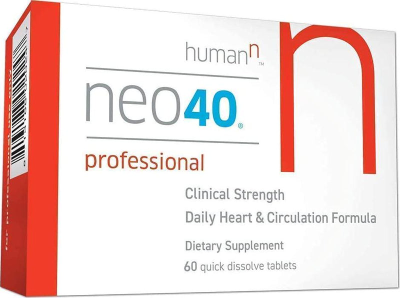 Neo40 Professional Bundle | Nitric Oxide Booster with Methylfolate, Natural Blood Pressure Supplement, May Help Support Healthy Blood Pressure and Circulation, 60 Tablets with N-O Indicator Test Strips