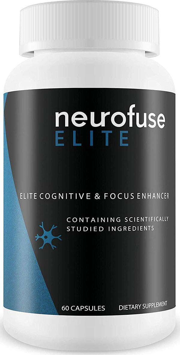 Neurofuse Elite Powerful Focus and Memory Nootropic Pill - Formula Helps Support Memory, Cognitive Function, Focus and Clarity -Reduce Brain Fog and Fatigue 30 Capsules
