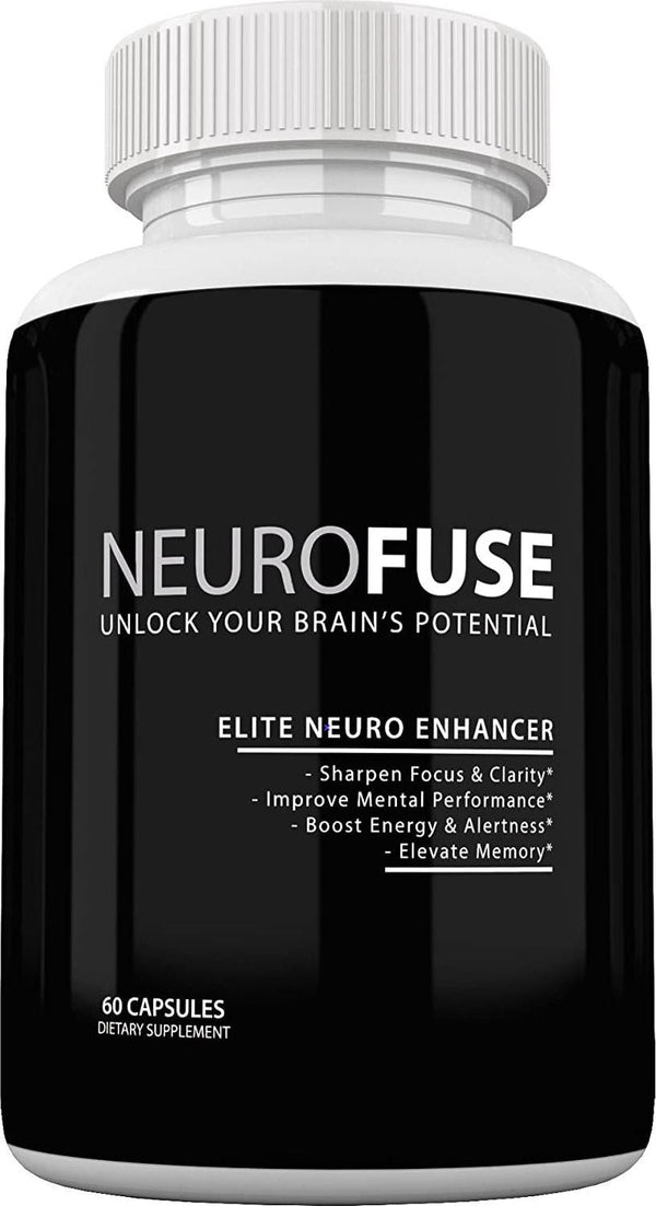 Neurofuse Powerful Focus and Memory Nootropic Pill - Formula Helps Support Memory, Cognitive Function, Focus and Clarity –Reduce Brain Fog and Fatigue