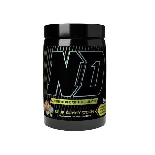 New Dimension Essential Amino Acids | Premium EAA Supplement | 5g BCAAs (2:1:1) | Sour Gummy Worm Flavor | Muscle Recovery