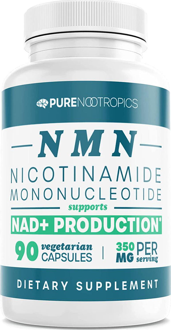 Nicotinamide Mononucleotide (NMN) Capsules | 90 Veg Cap Value Pack | 350 mg Per Serving | Promotes NAD + Production for Healthy Aging