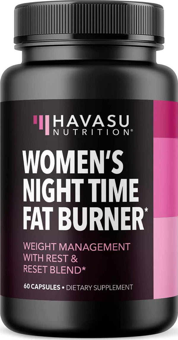 Night Time Fat Burner Weight Loss Pills for Women | Ultimate Appetite Suppressant for Late Night Cravings and Fat Burn