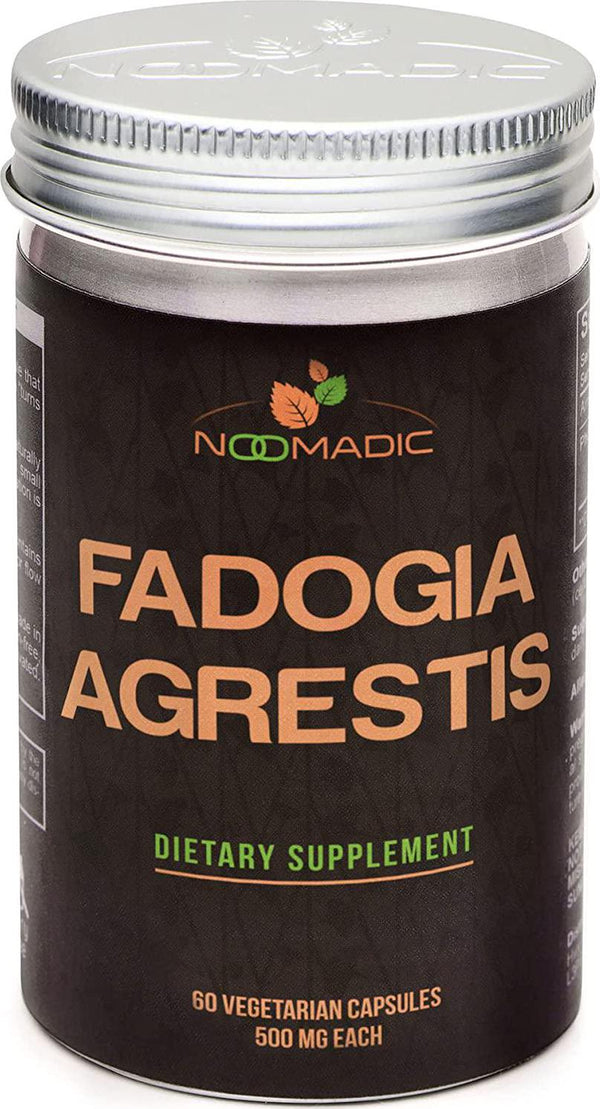 Noomadic Fadogia Agrestis, 60 Capsules | 500mg Each, 10: 1 Extract, Promotes Healthy Testosterone Levels and Athletic Performance