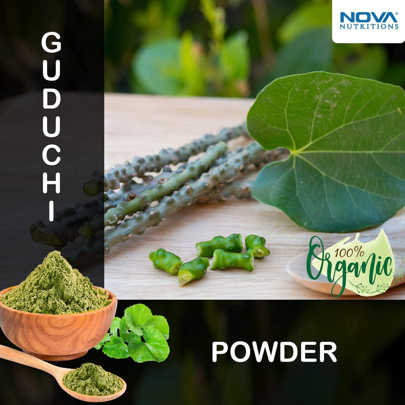 Nova Nutritions Certified Organic Guduchi Powder 16 OZ (454 gm) - Ayurvedic Herbal Immune Support