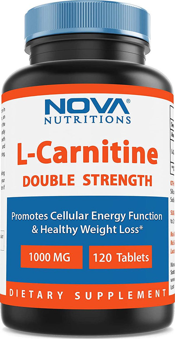 Nova Nutritions L-Carnitine 1000 mg 120 Tablets