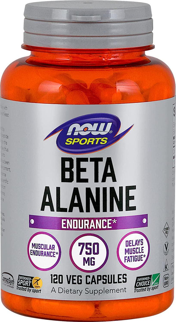 Now Foods Beta-Alanine - 120 Capsules (Pack of 2)