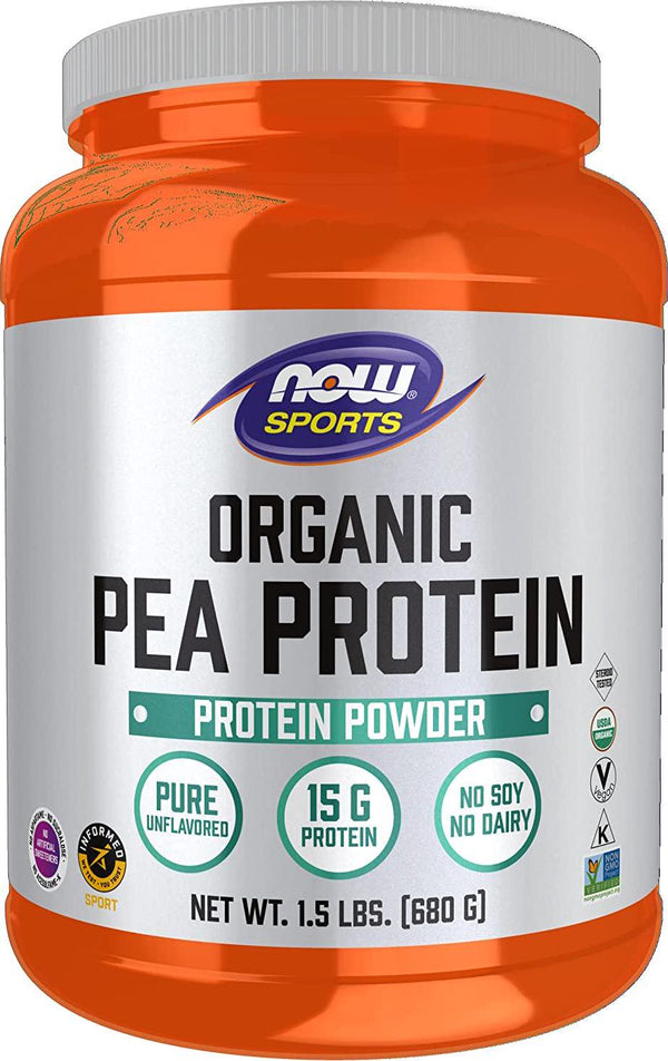 Now Foods Organic Pea Protein Powder, 1.5 Pound